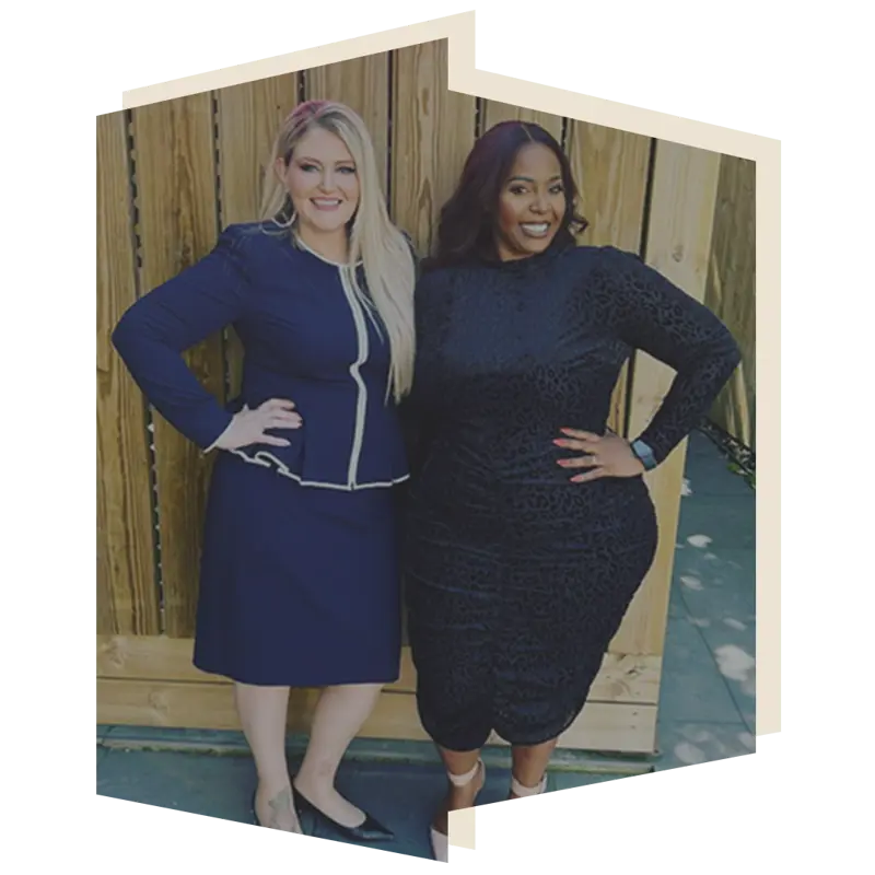 Gina and Dr Sarah Jenkins at The Door W4